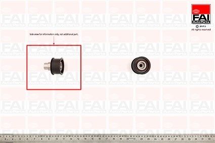 FAI AUTOPARTS Seade-/juhtrull,hammasrihm T9263